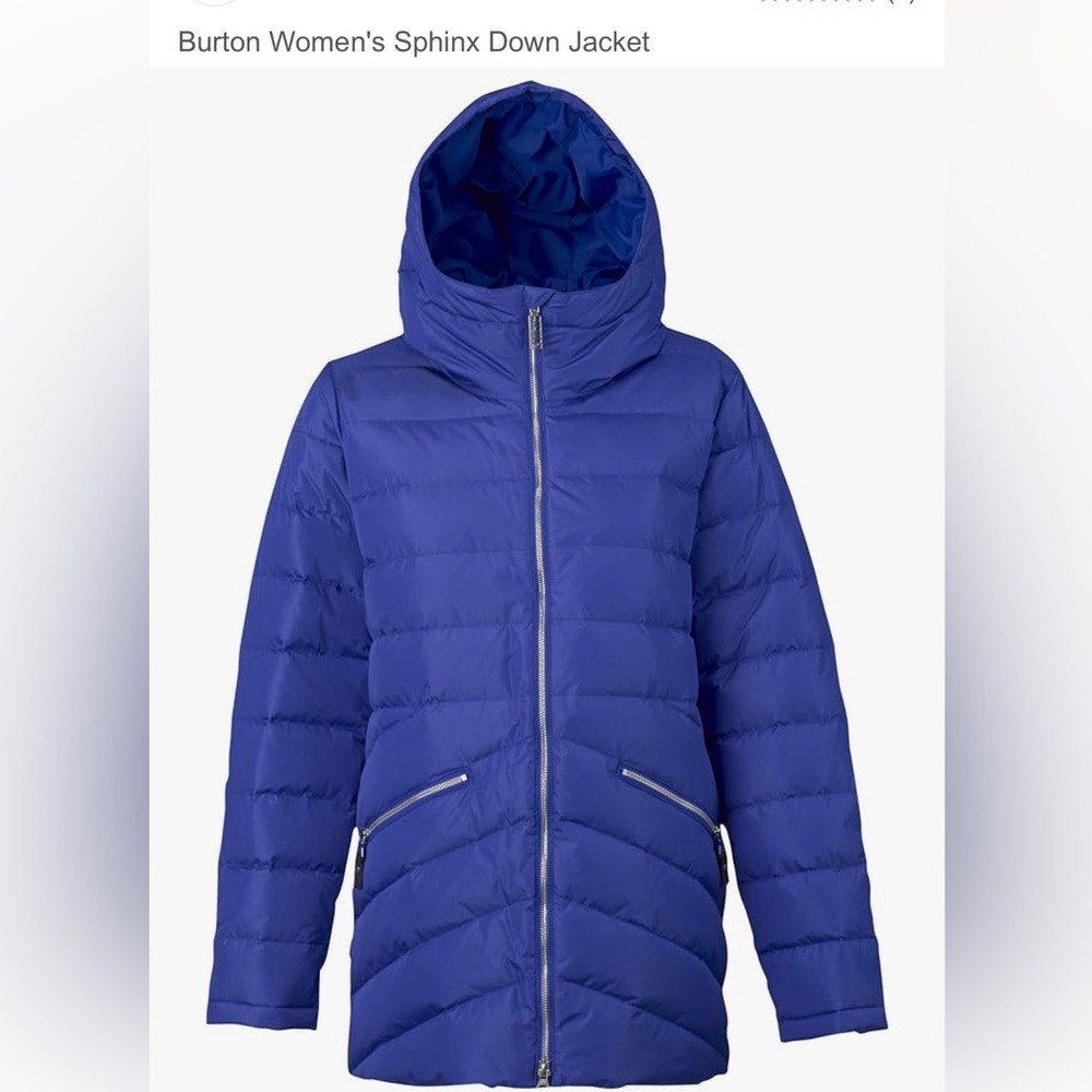 Burton Women’s Sphinx Down Jacket - Euc Medium - image 2